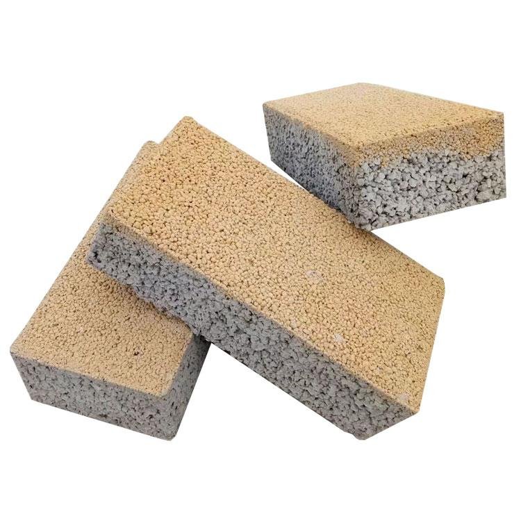 Guangxin sidewalk brick, color permeable brick, concrete bread brick, high compressive and corrosion resistance strength