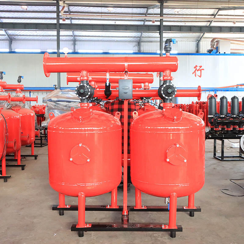 Fully automatic backwashing sand and gravel filter, quartz sand agricultural irrigation equipment, greenhouse orchard, field drip irrigation, sprinkler irrigation