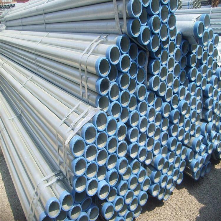 Hot dip galvanized steel pipe Q215B material for galvanized water supply engineering is not easy to rust and can be cut and customized