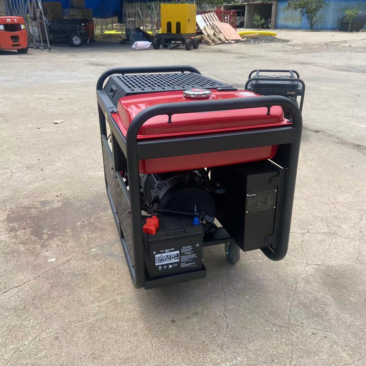 15 kW dual cylinder diesel generator single-phase three-phase electric key start mobile backup power supply