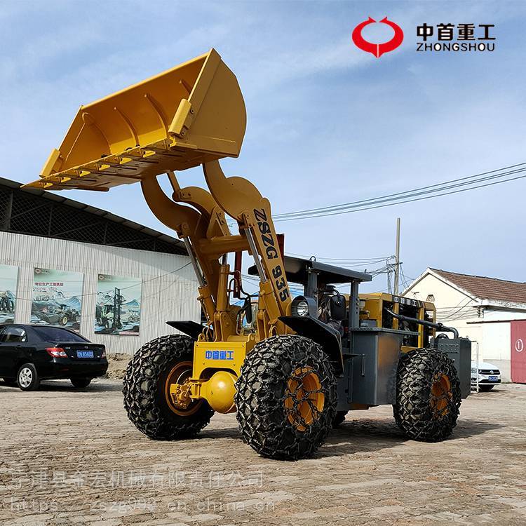 Horizontal mine loader underground Cart with smoke exhaust purification system Coal mine cleaning explosion-proof forklift