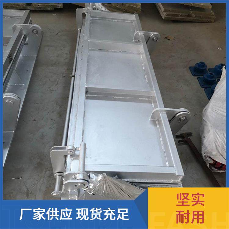 调蓄池水力拦蓄设备 管道清淤 不锈钢液压冲洗拍门 巨霸水工 全国可发