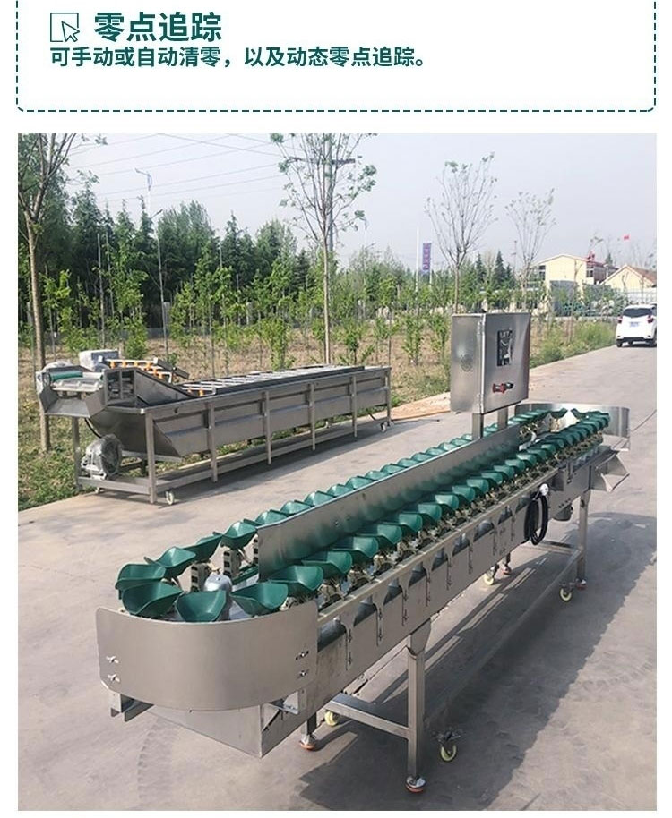 Intelligent fruit sorting machine, tomato weight sorting equipment, stainless steel fruit and vegetable classifier