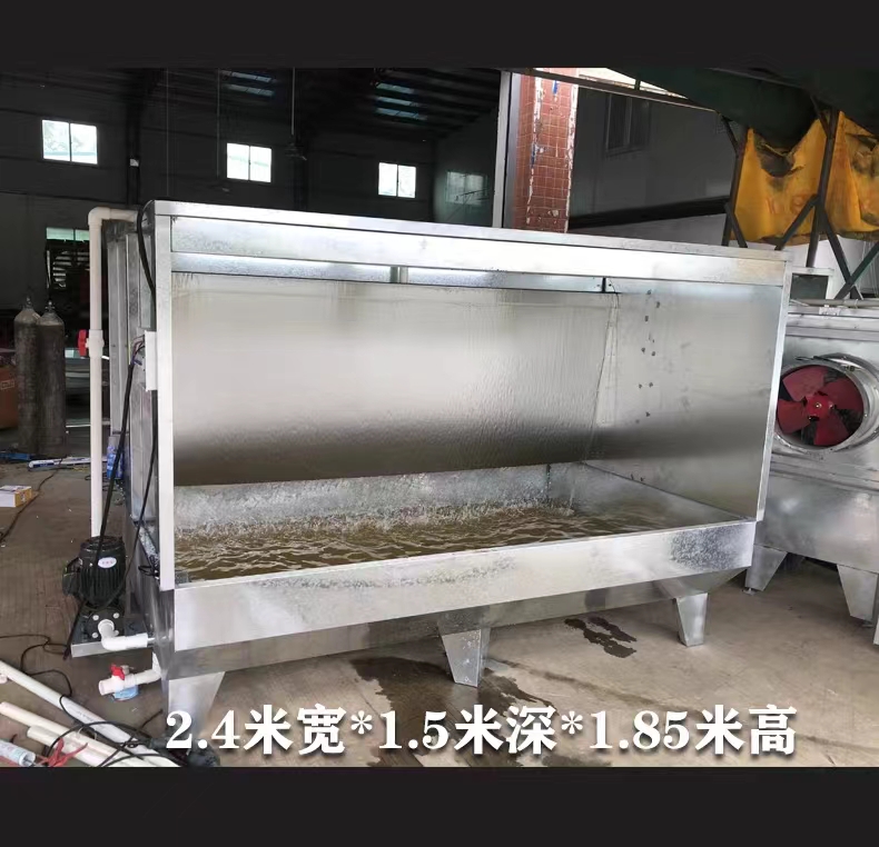 Customized environmentally-friendly water curtain cabinet, spray booth, dry powder spraying cabinet, plastic powder recycling machine, small water curtain machine, oil spraying turntable