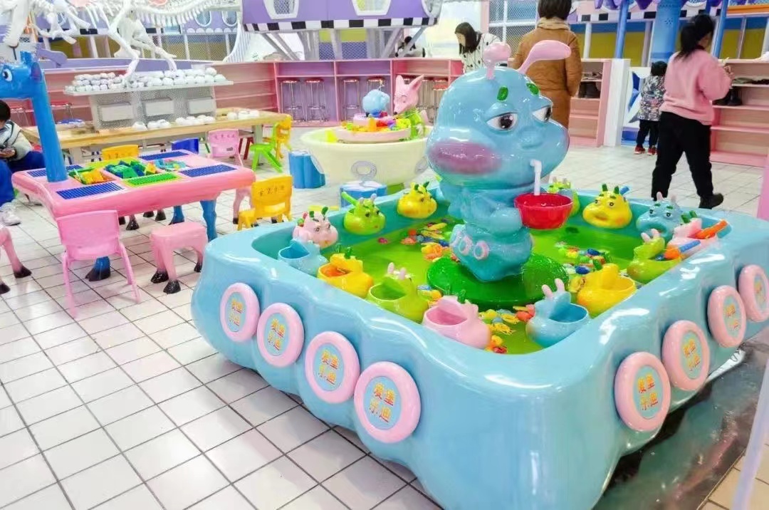 Zhongle Children's Video Game Equipment Cute Pet Fish Pond Handmade Table Shaker Car Supermarket Mall Square Game Machine Video Game