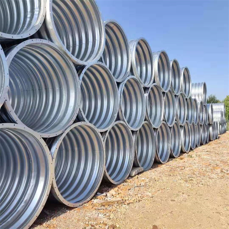 Yuanchang Metal Corrugated Culvert Pipe Highway Laying Hot dip Galvanized Drainage Steel Pipe Culvert Railway Bridge Culvert Engineering