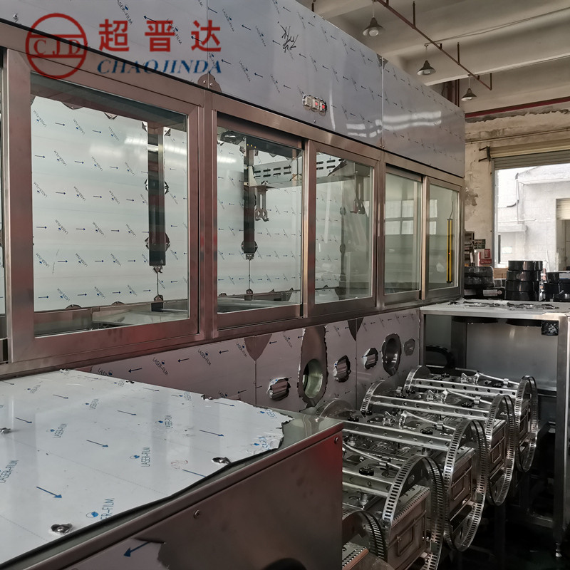 Customized full-automatic basket type vacuum hydrocarbon Ultrasonic cleaning, environmental friendly, pollution-free, degreasing and cleaning equipment