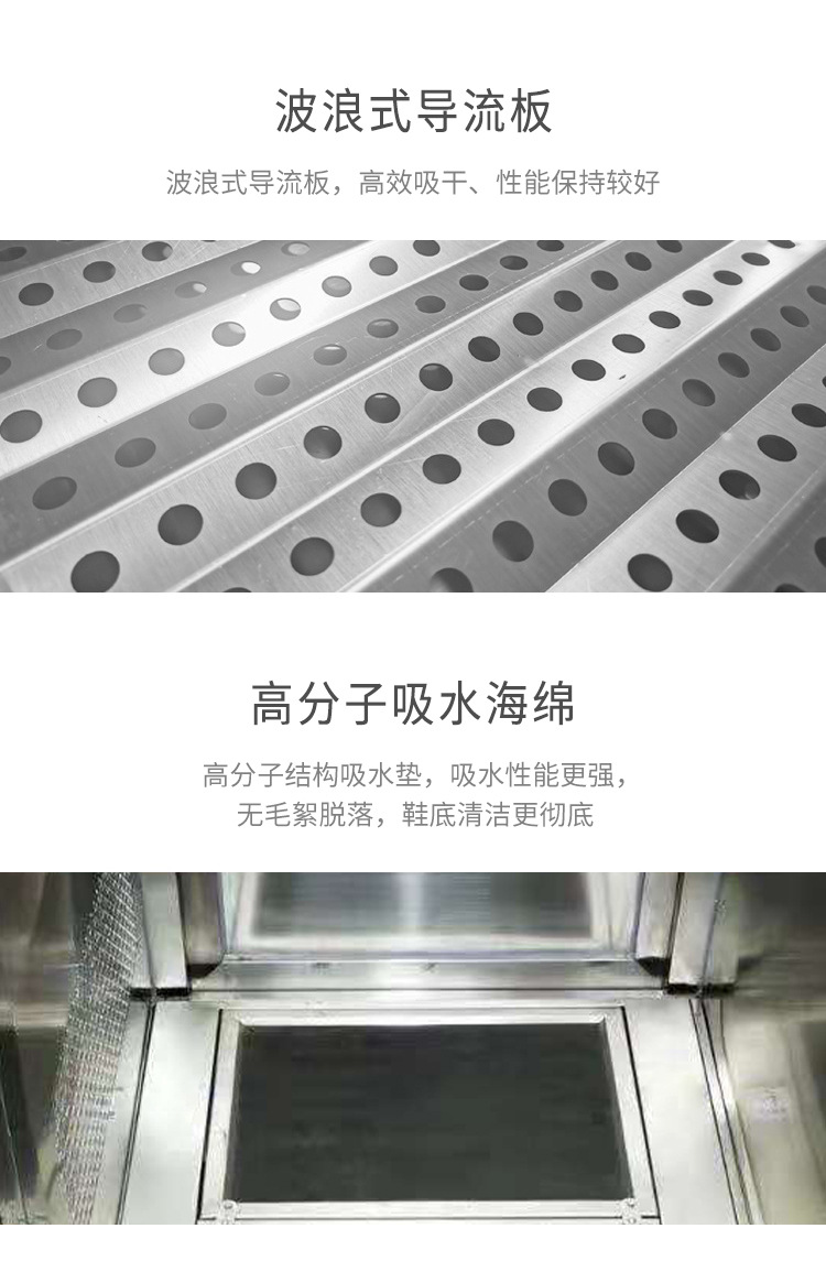 Silimeng Roller Food Factory Safety Shoe Sole Cleaning Equipment RW13