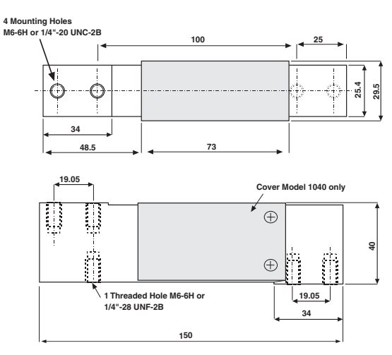 Tedia tedea weighing sensor 1040-30kg/50kg/75kg/100kg