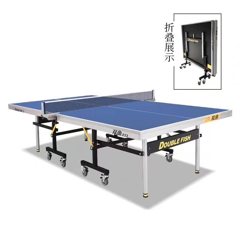 Pisces 233 Black Table WTT Competition Table Tennis Table Commercial Indoor 25MM Panel Thickness Table Wholesale Factory