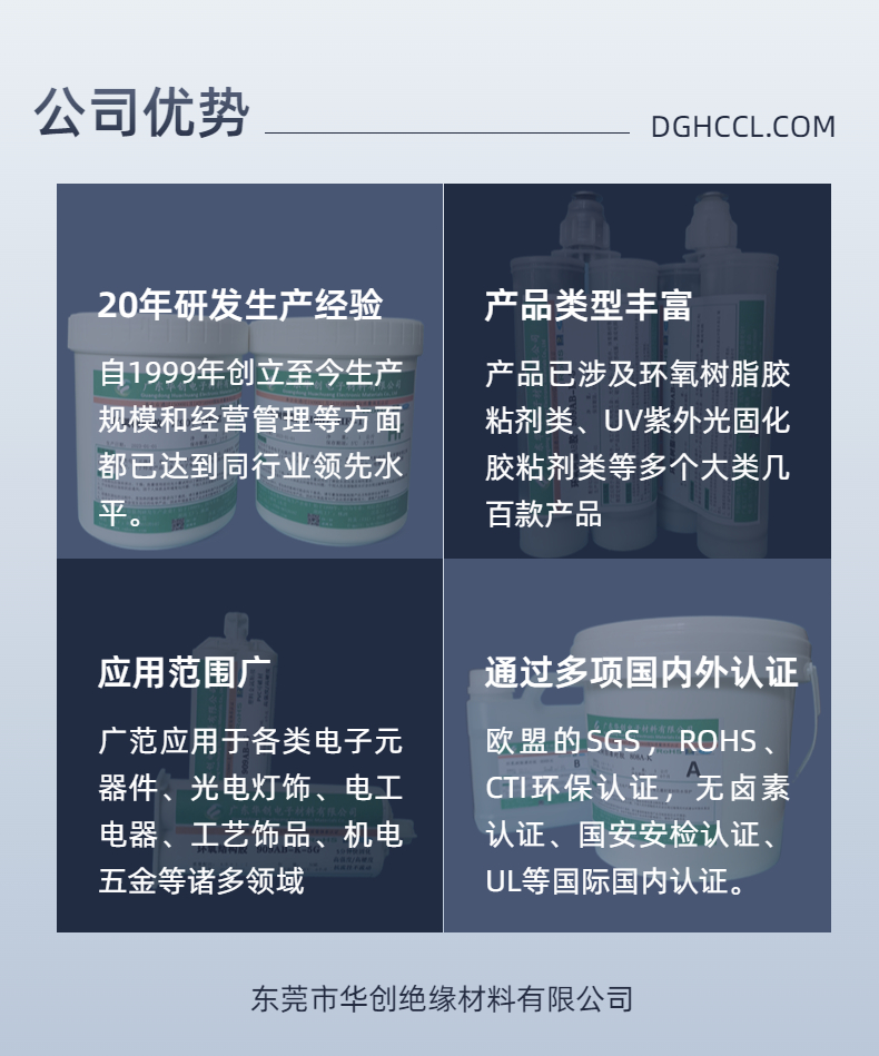 H907-HF-G low stress single component epoxy adhesive does not crack the magnetic core and does not affect the inductance