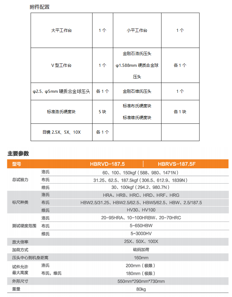 High measurement rate of HBRVS-187.5F touch screen digital display Brinell hardness tester