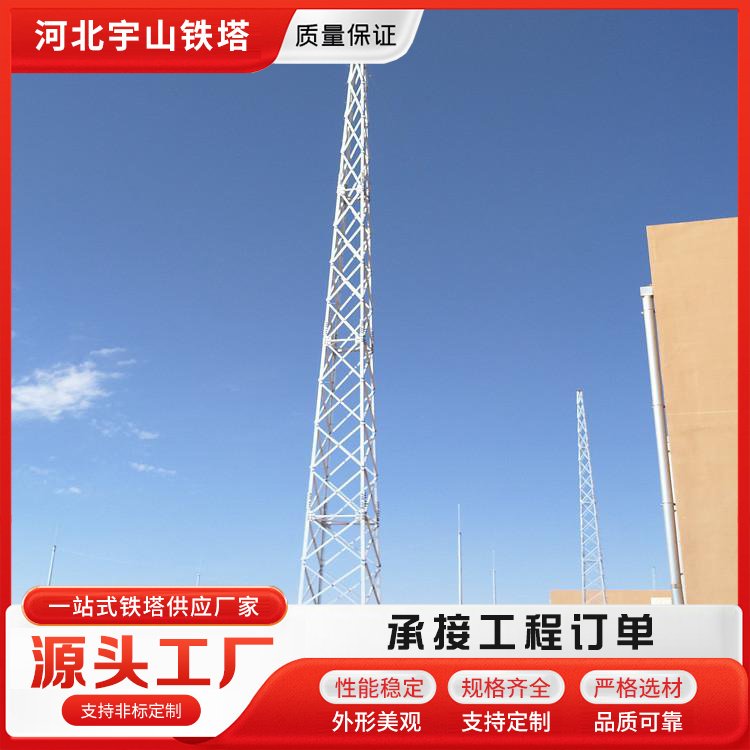 40米化工厂避雷塔 热镀锌 承接工程 专业施工 宇山