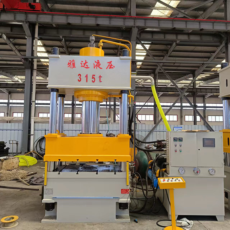 315 ton four column hydraulic press in stock, leakage plate, manhole cover, cable trench cover, forming oil pressure press, customizable