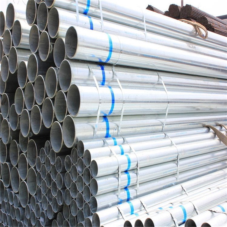 Hot dip galvanized steel pipe Q215B material for galvanized water supply engineering is not easy to rust and can be cut and customized