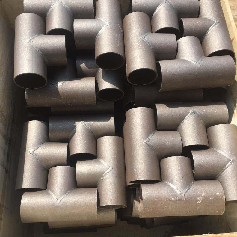 Carbon steel mud discharge and plastic coating tee sewage treatment 8710 flange reducer pipe fitting Ruike