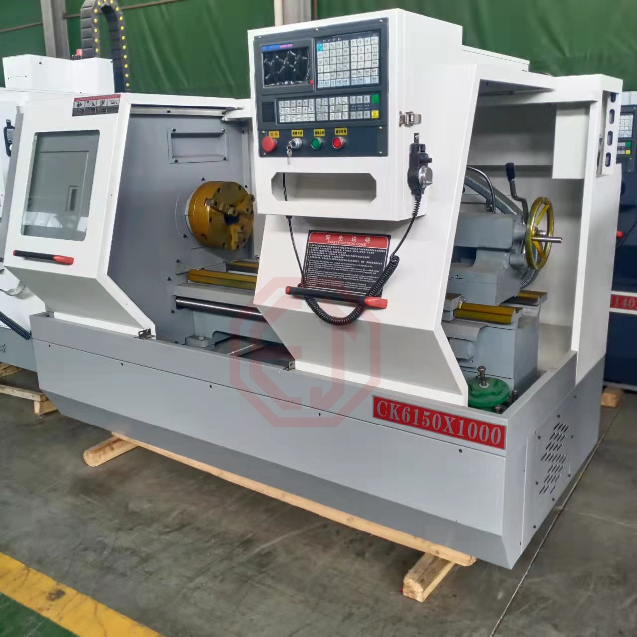 CNC lathe CK6150 automatic feeding multifunctional heavy cutting machine tool