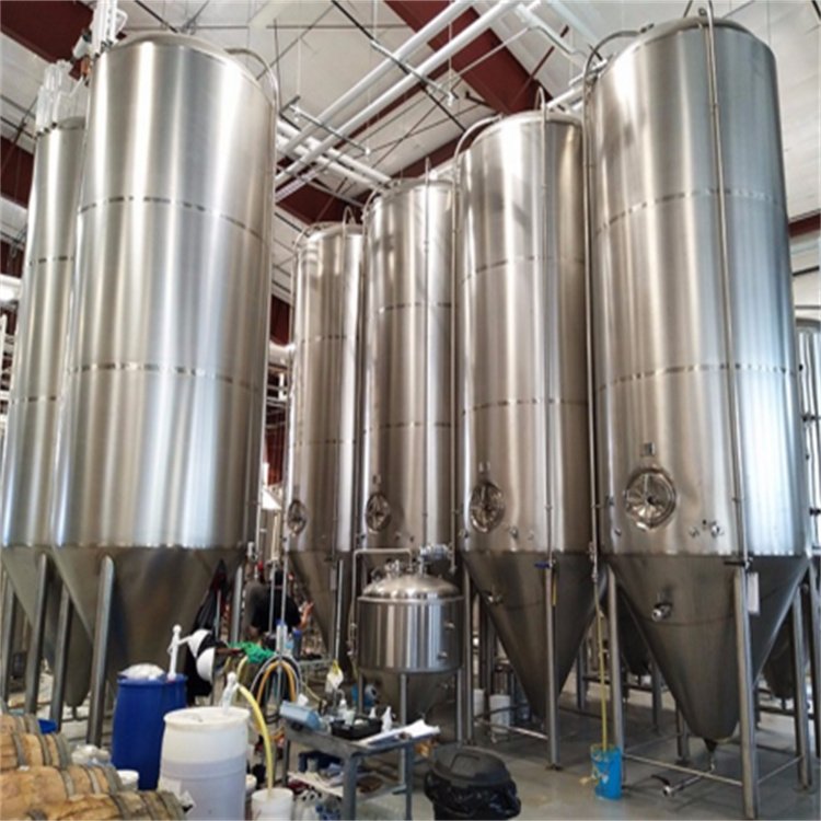 Large scale brewing equipment and supporting machinery for distilleries