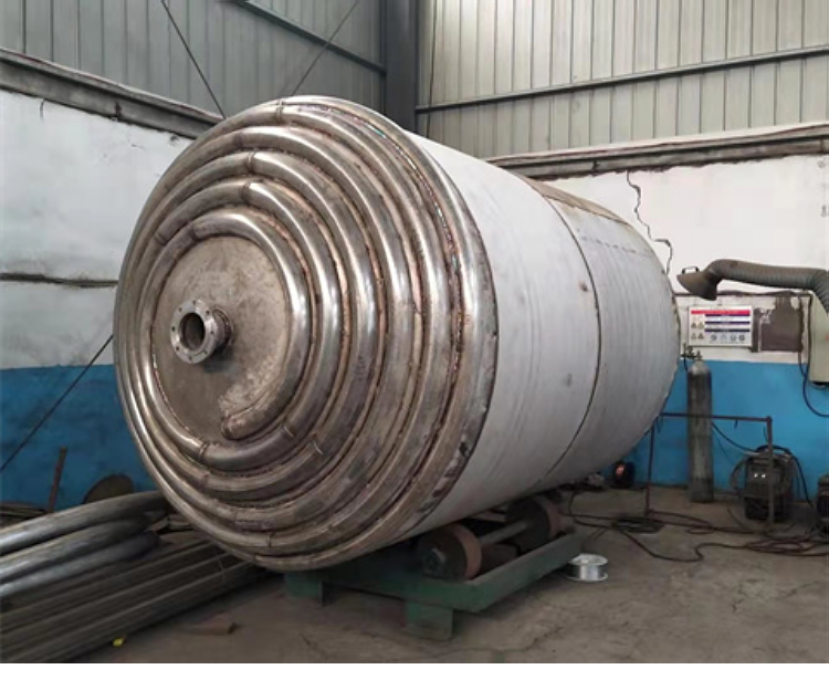 5000L industrial stainless steel reaction kettle electric heating outer coil tube can be customized with complete specifications and support customization