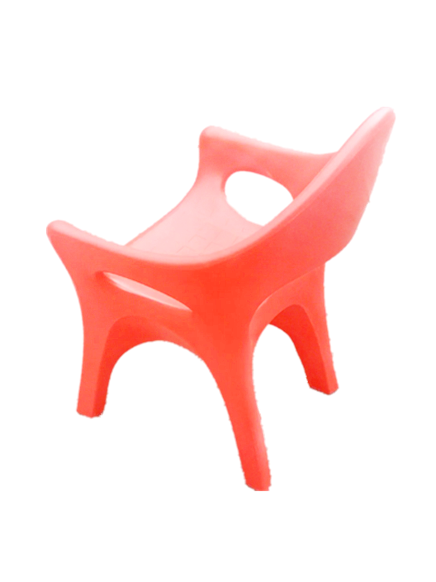 Professional design of plastic products, roll molded seat backrest, double layer hollow, winter warm, summer cool, outdoor viewing chair