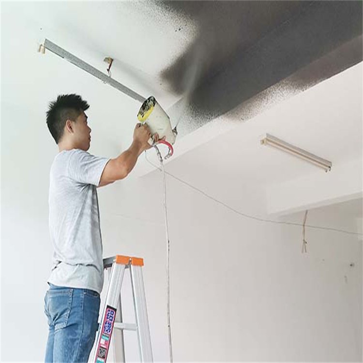 A new type of sound insulation and noise reduction coating, suitable for sound insulation and noise reduction of outdoor and indoor strong wall bottoms and ceilings