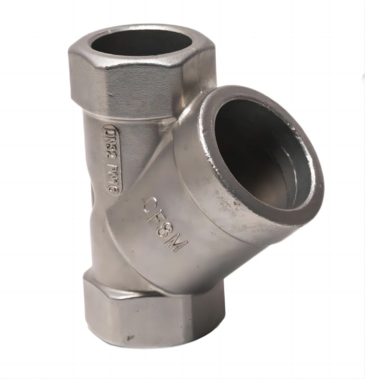 Haige filter precision casting stainless steel control valve blank precision casting medium temperature wax process casting steel casting