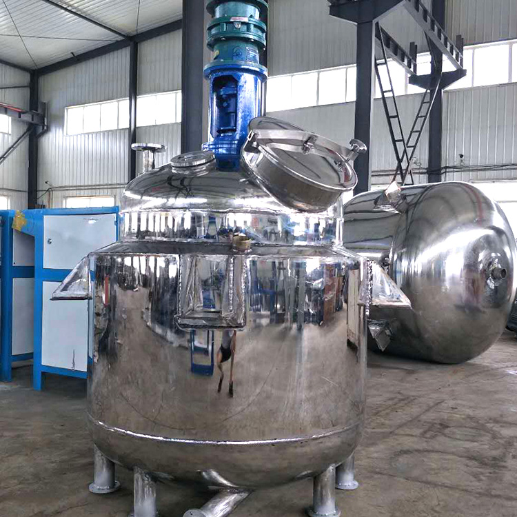 Enamel reaction kettle with a volume of 500L and a volume of 50 to 30000L. Source manufacturer Beiteng