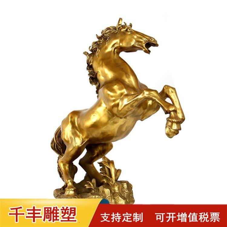 聚玺雕塑 铜马雕塑 园林铜马加工制作 广场小区铜马摆件