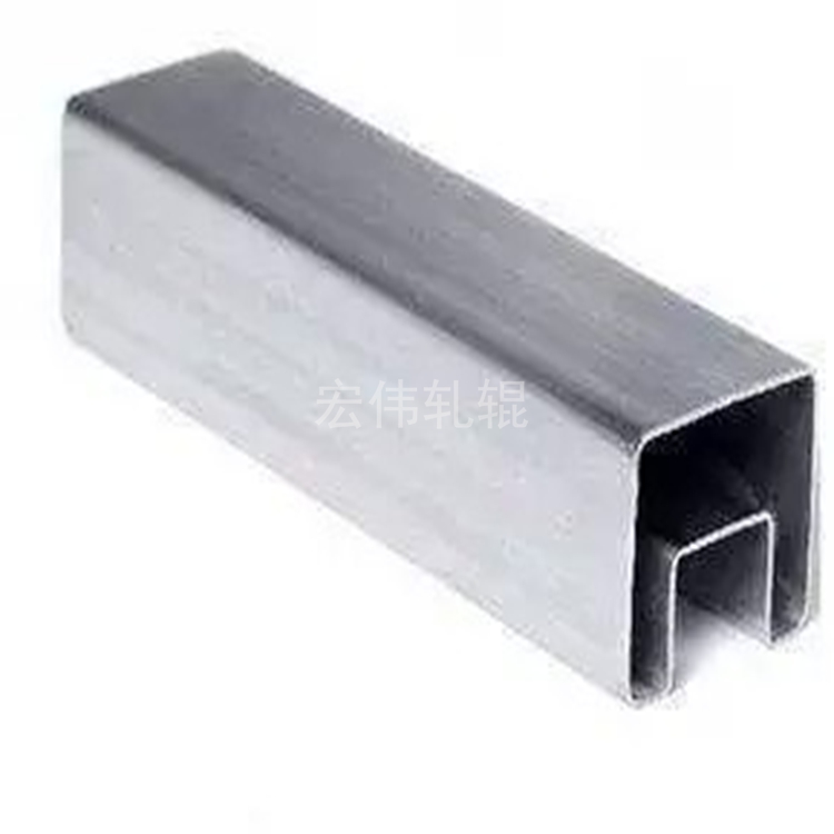 Customized development of groove tubes, argon arc welding design, stainless steel irregular P-shaped tube rolling mold