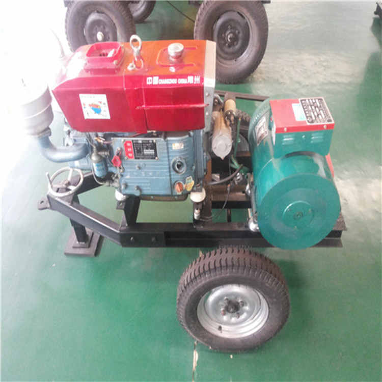 Changchai Small scale Breeding 20KW Diesel Generator Set 20KW Generator Single cylinder Diesel Engine Blue Light