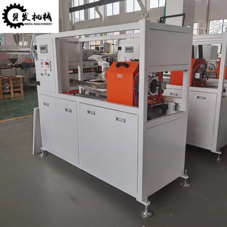 PE20-63 coil extrusion equipment, high-speed pipe machine SJ65 single screw production line