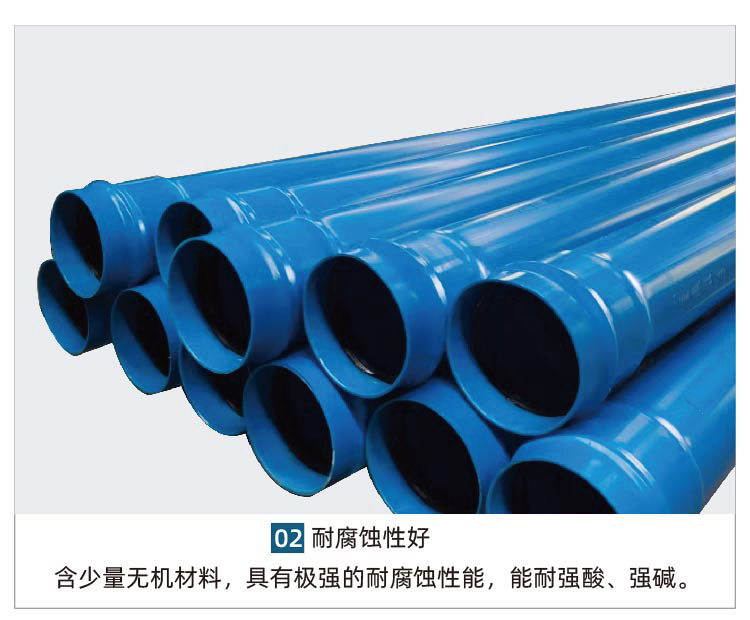 Dongli Brand PVC High Impact Water Transmission Pipeline PVC Water Supply Pipe PVC-UH Water Supply Pipe Support Customization