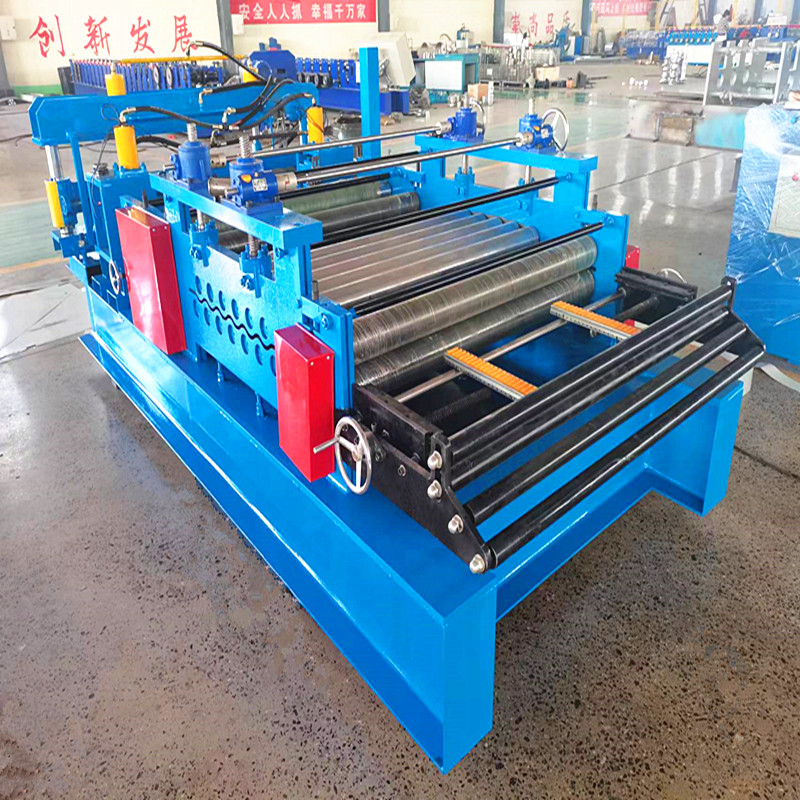 Fully automatic leveling and slitting machine, galvanized color steel plate punching and shearing integrated machine