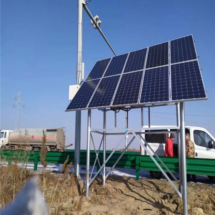 Outdoor Mountain Video Surveillance Photovoltaic Power Station for Solar Power Generation System Photovoltaic Components