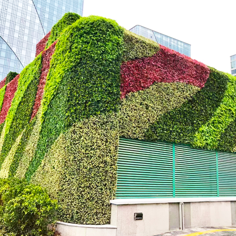 颐合垂直绿化仿真植物墙 墙面景观假绿植背景墙提供设计可定制约26.00元(图4)