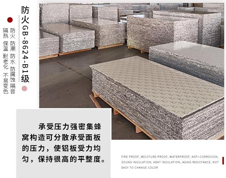 The manufacturer supplies all aluminum furniture with 18 cm PET honeycomb board and aluminum alloy skin sensitive high gloss material for cabinets, wardrobes, and door panels