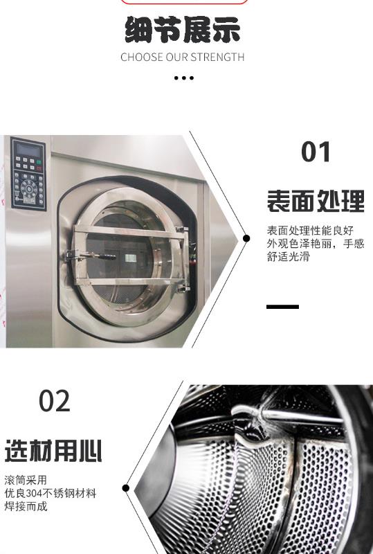 Budilan stainless steel fully automatic washing machine_ Industrial water washing machine - dry cleaning machine washing equipment