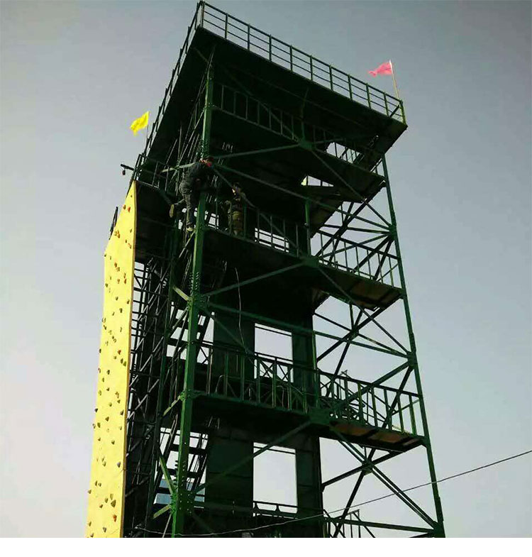 Kaifeng Fire Training Tower Four story Training Expansion Tower Steel Structure Single Window Double Window Training Iron Tower