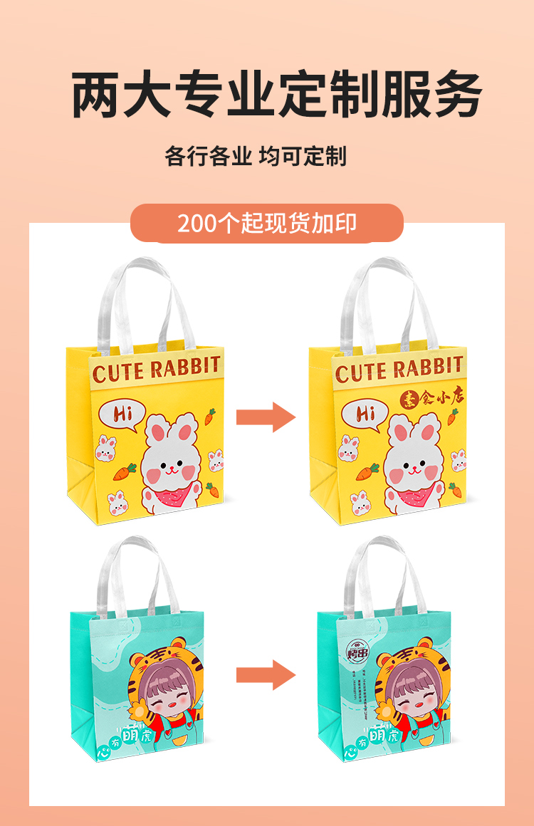 RPET coated Lixin cloth gift bag woven clothing shopping handheld coated non-woven fabric environmental protection bag printing logo