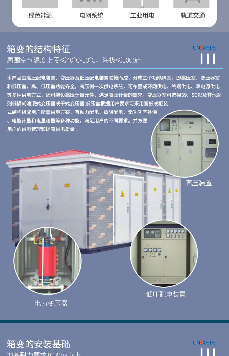 European style transformer YB1 box transformer pre installed outdoor box substation combination type Lixiong Electric Factory direct sales