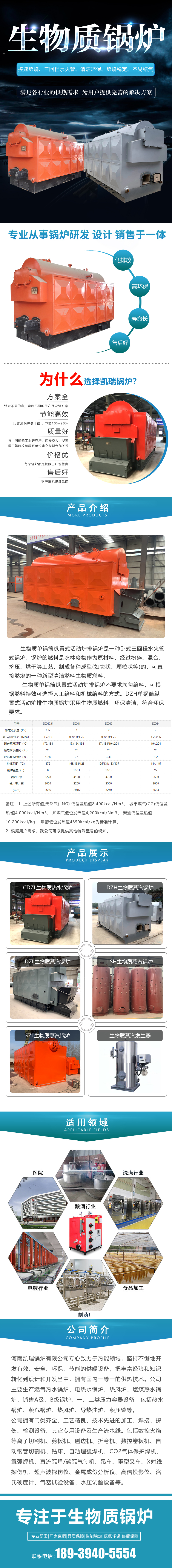 Factory supply DZL2-1.25-T model 2-ton fully automatic biomass particle steam boiler