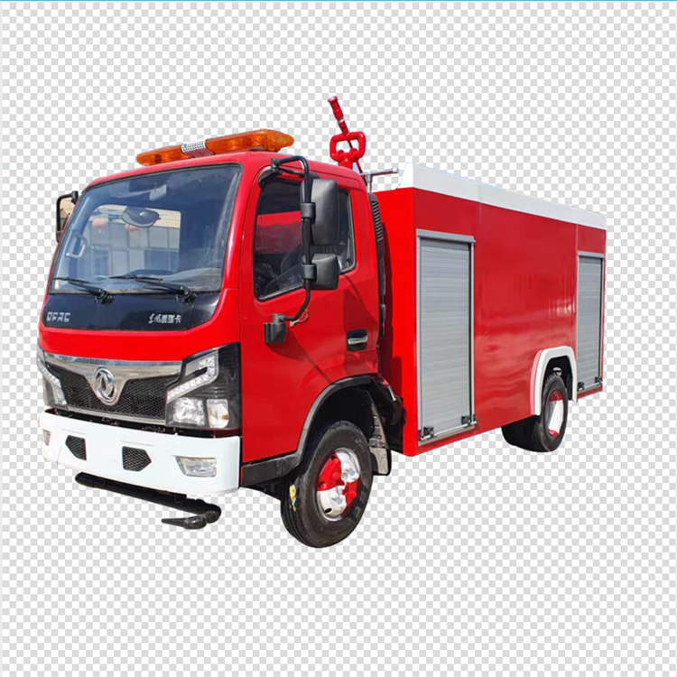 Hongke 2022 Dongfeng 5t civil water tank foam fire truck simple operation water monitor 50m