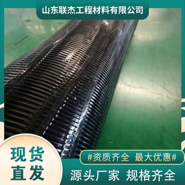单向塑料土工格栅 多规格可选 耐磨抗撕裂 河道治理用 联杰