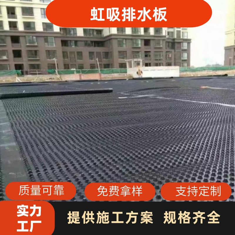 Aoxiang Geotechnical Factory Supplied Roof, Basement, Garage Roof, Plastic Concave and Convex Drainage Board in Stock