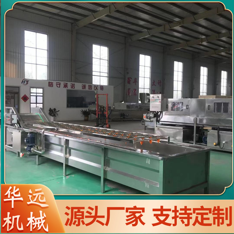 Huayuan Vegetable Cleaning Machine Bitter Vegetable Cleaning Manufacturing Line Pickled Vegetable Dehydration and Desalination Equipment 4000 Type Clean Vegetable Processing