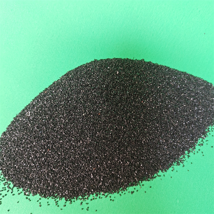 High quality industrial grinding sand, dust-free and environmentally friendly, high-purity black corundum, diamond sand, wear-resistant flooring material