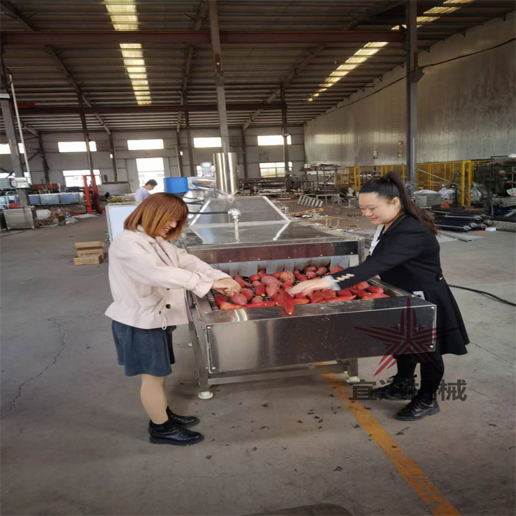 Roasted sweet potato processing equipment, roasted frozen potato production line, Yixun Technology commercial sweet potato baking machine