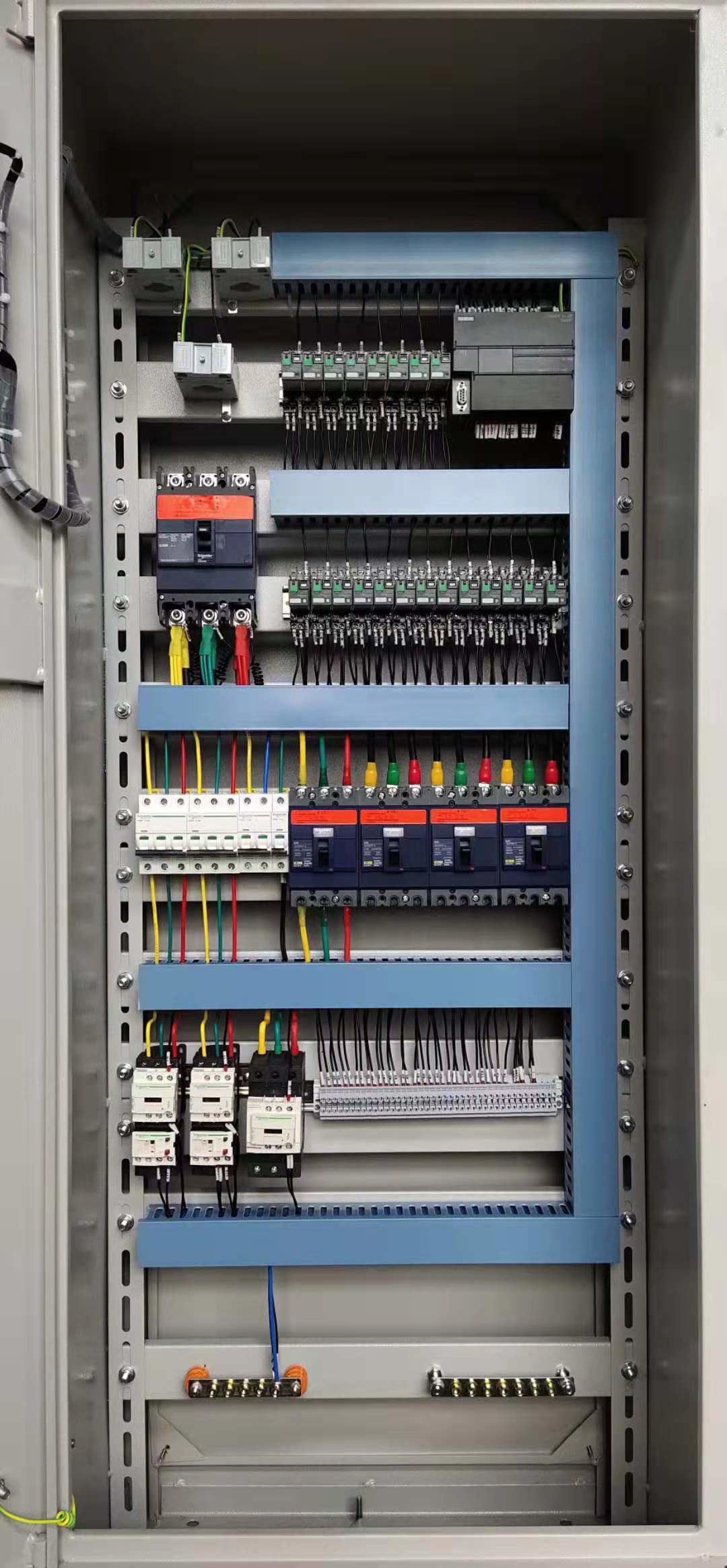 plc控制柜接线图实物图图片
