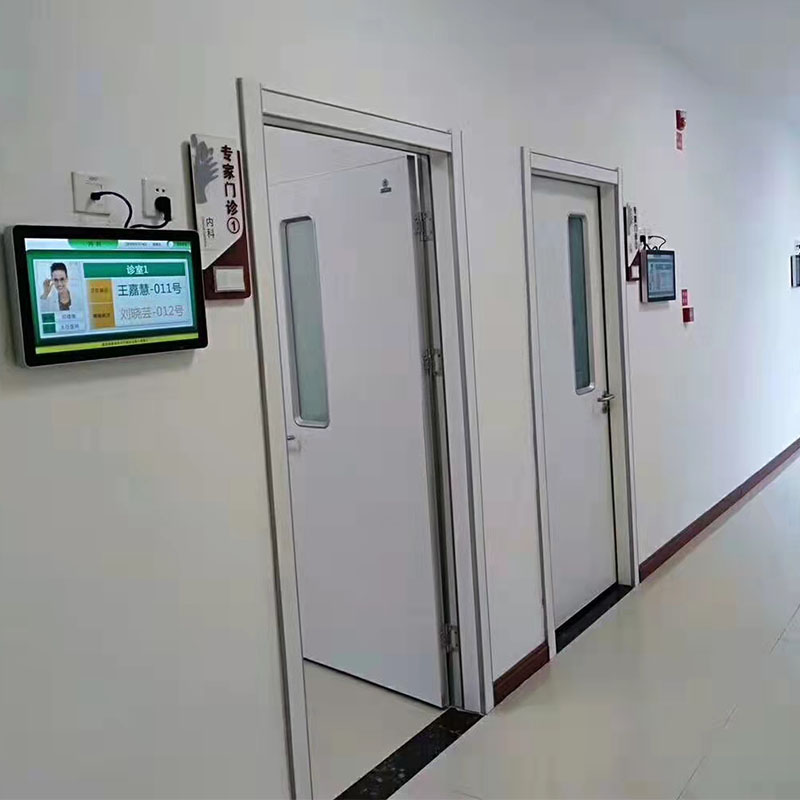 Flat open steel doors, sealed and soundproof, Hausen medical doors, 25 years of professional production, with complete specifications for ward doors