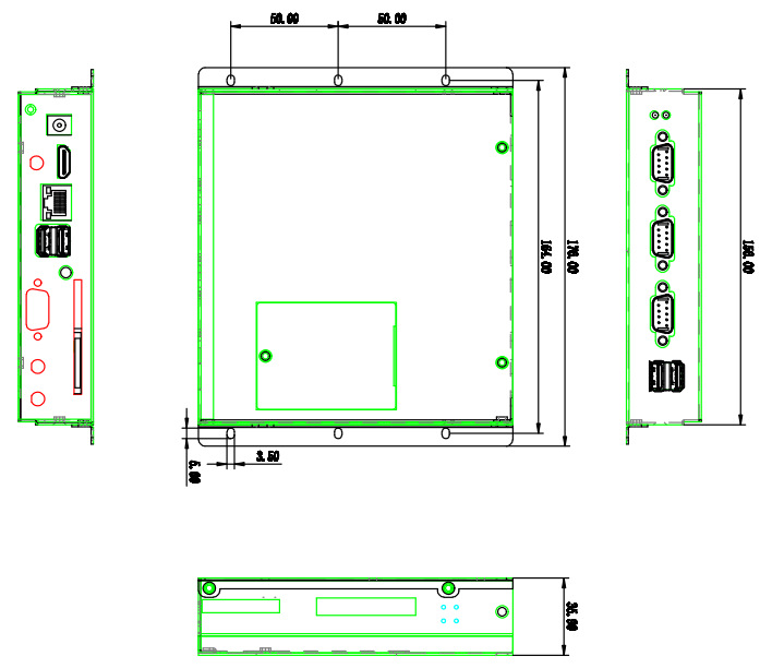 RK3288-200B Android Industrial Computer Low Power RJ45 WIFI 4G Bluetooth Shared Device Industrial Computer